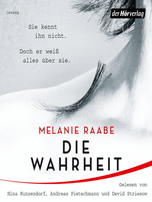 Title details for Die Wahrheit by Melanie Raabe - Wait list